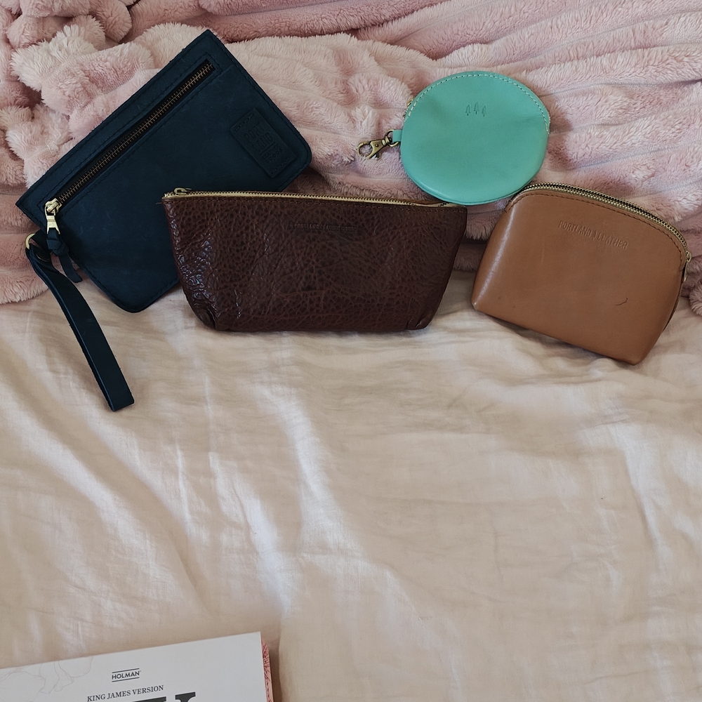 Lot (4) Portland Leather Goods PLG
